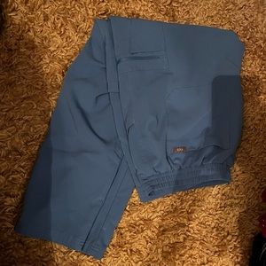 Figs Yola Pants, Ceil Blue